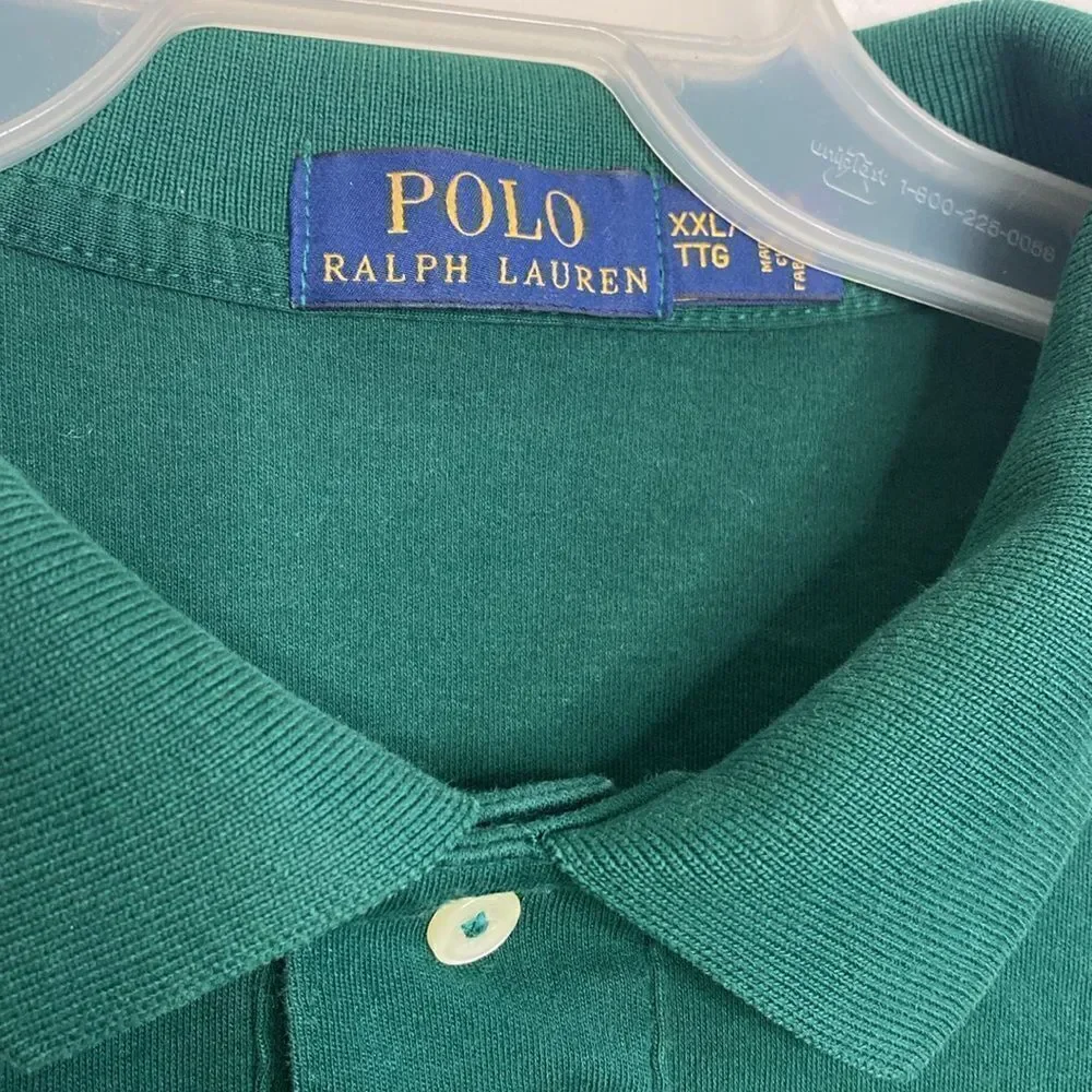POLO Ralph Lauren Men’s Dark Green Polo Shirt Size XXL